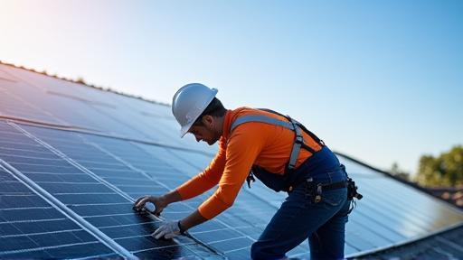 Solar panel installation